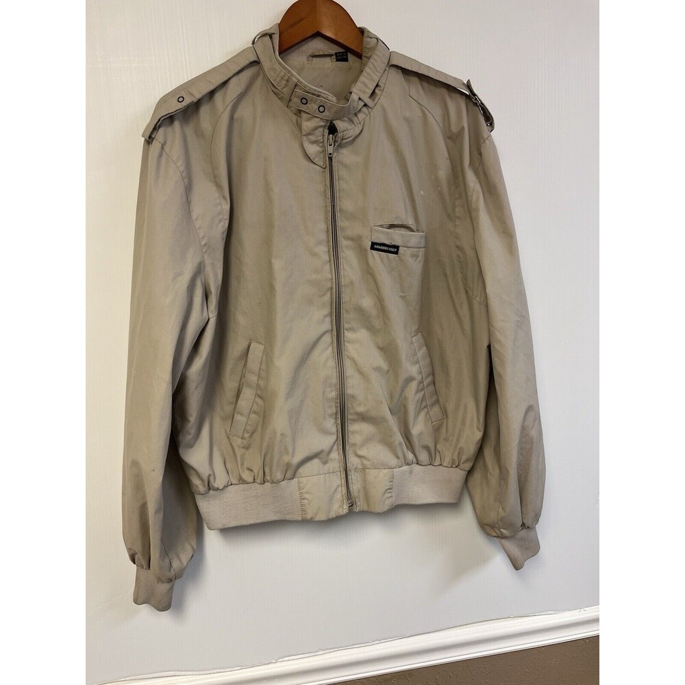 Vintage 80's Members Only Men's Classic Iconic Racer‎ Jacket 2X (44) Snap Collar